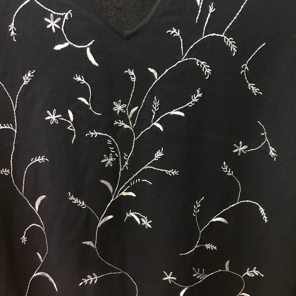 Jones New York T-Shirt Size 2X Black - Picture 4 of 5